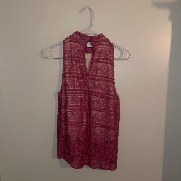 Pink Lacey Shirt - Picture 2 of 3